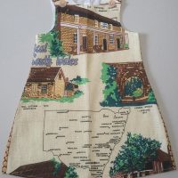 Upcycled New South Wales Cotton Teatowel Dress