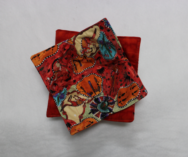 Aboriginal Print Microwave Bowl Holders