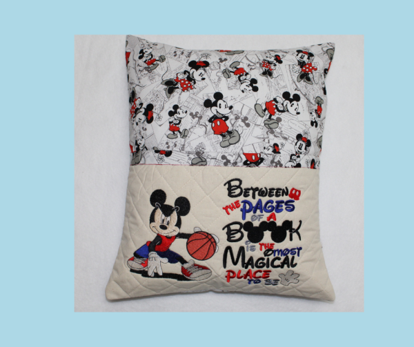 Basketball Mickey Mouse Reading Cushion