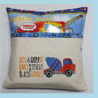 Cement Truck Reading Cushion