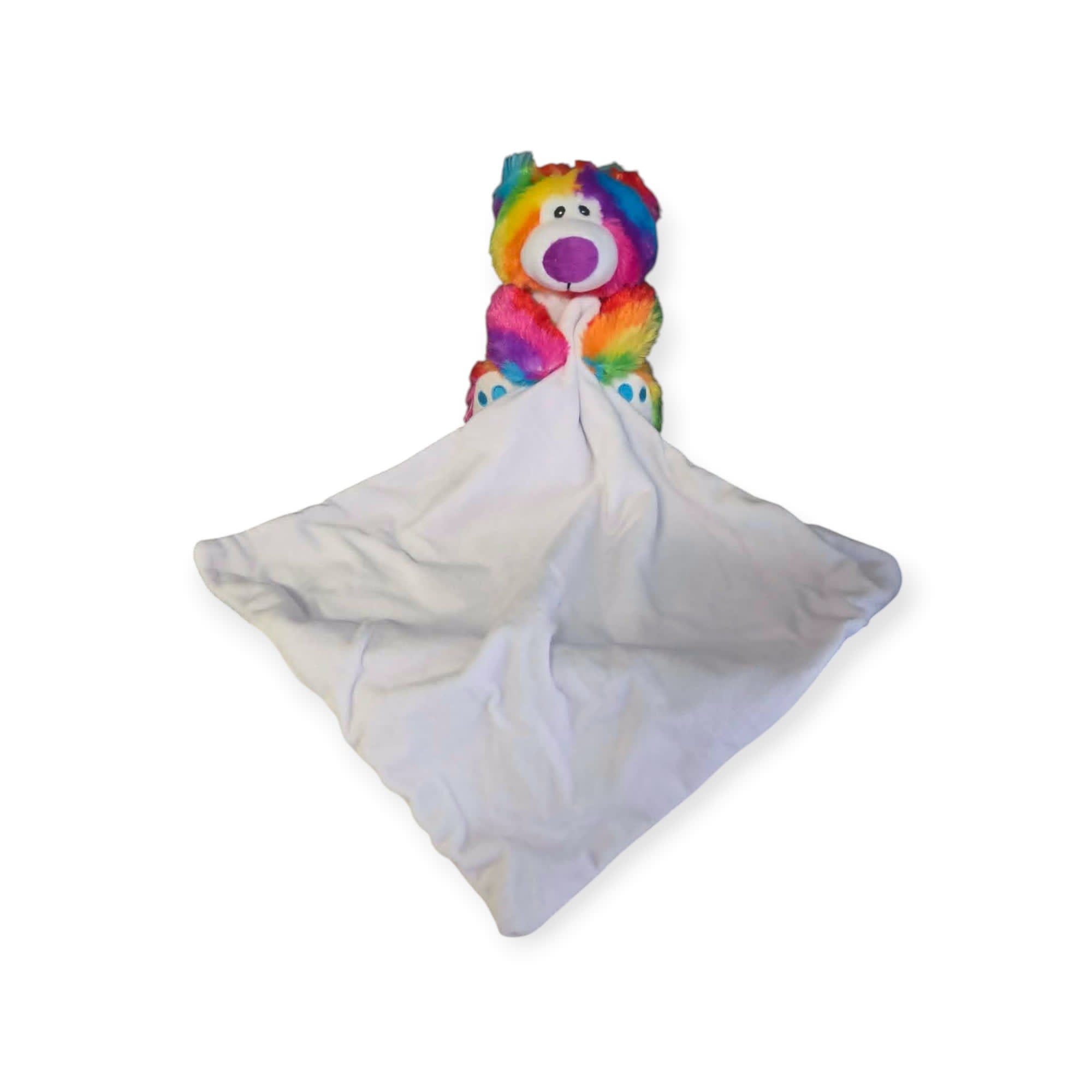 Hope the Rainbow Bear — Snuggle Blankie Set with Custom Embroidery - Image 2