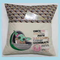 Baby Yoda Reading Cushion