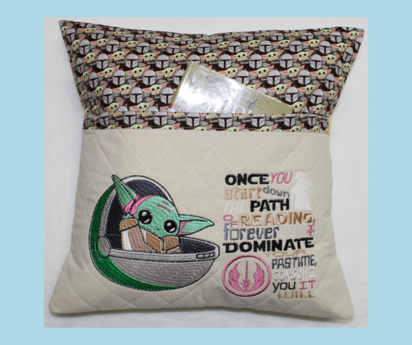 Baby Yoda Reading Cushion