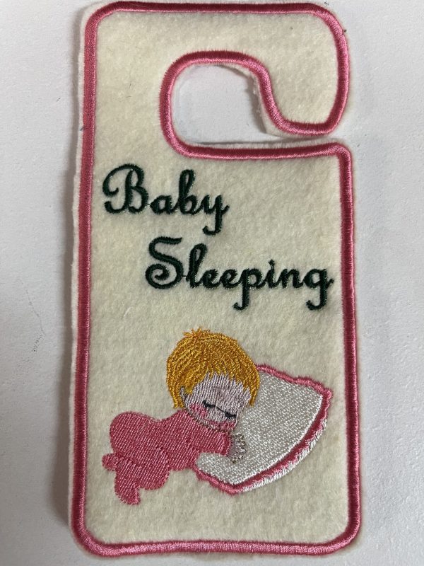 Baby Sleeping Door Hanger
