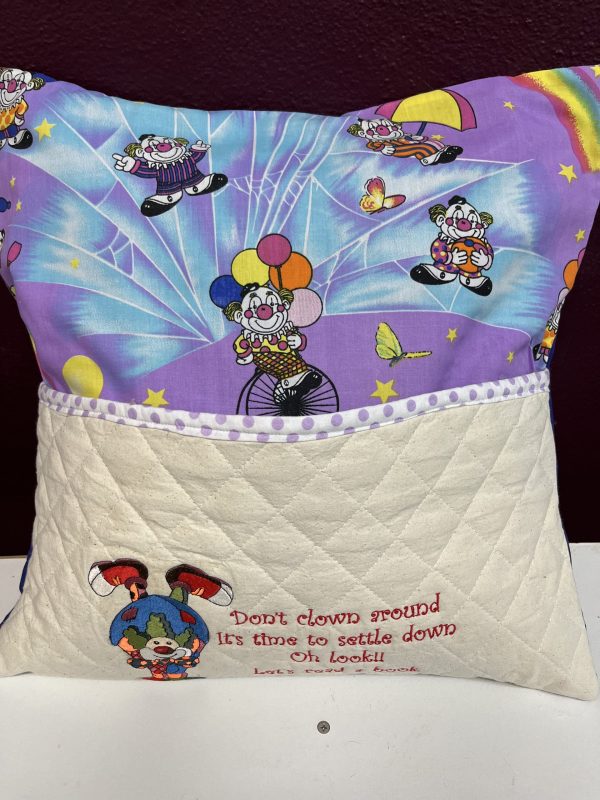 Clown Reading Cushion