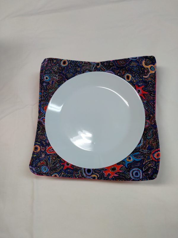 Double Layer Plate Warmer - Indigenous Print - Image 3