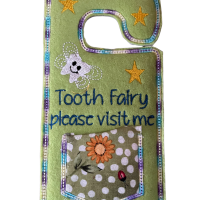 Green Tooth Fairy Door Hanger