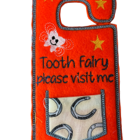 Red Tooth Fairy Door Hanger