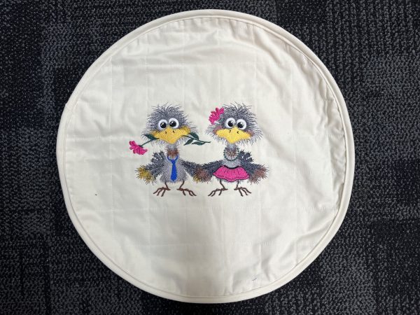 Bird Couple Steering Wheel Cover