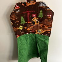 Construction Hanging Tea Towel