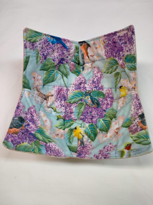 Purple Flowers Bowl Warmer