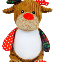 Harlequin Red Reindeer