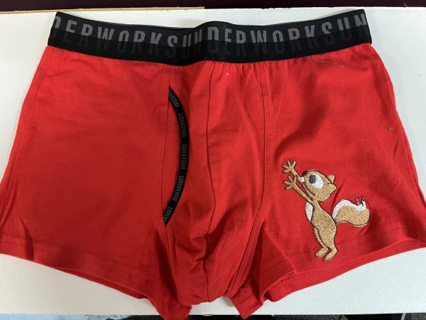 Men's Red Underworks Trunks