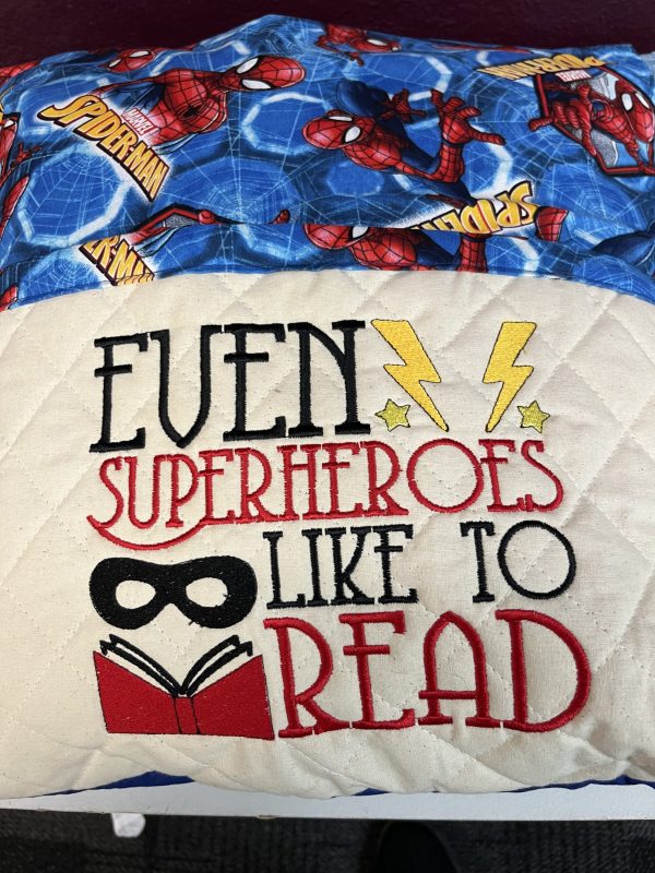 Spiderman Reading Cushion - Image 2