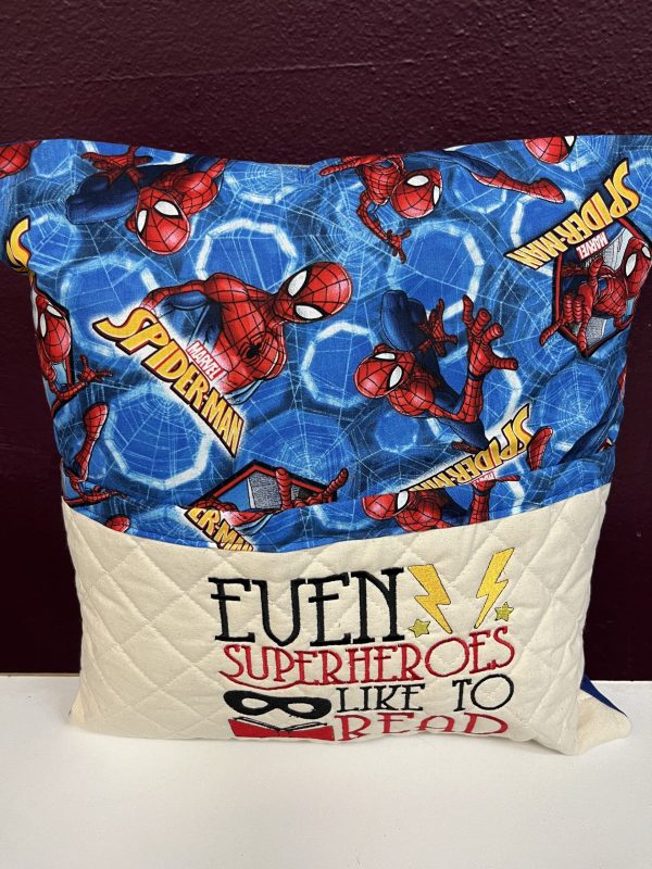Spiderman Reading Cushion