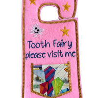 Pink with Kites Tooth Fairy Door Hanger