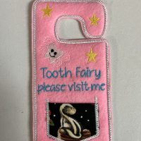 Pink Tooth Fairy Door Hanger