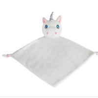 White Unicorn Cuddle Rug