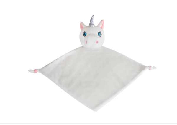White Unicorn Cuddle Rug