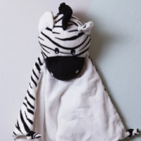 Zebra Cuddle Rug